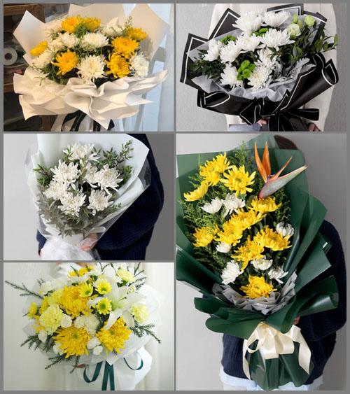 广东潮州市潮安区赤凤镇白莲村白事花束代送
